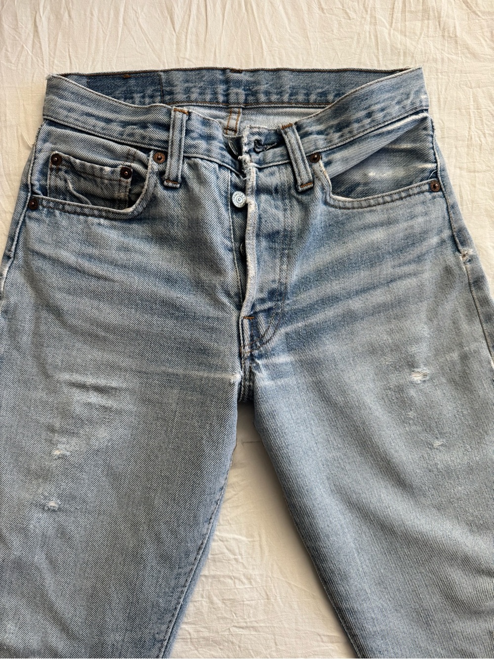 Red line Vintage Levi's Light Blue - Picture 7 of 12